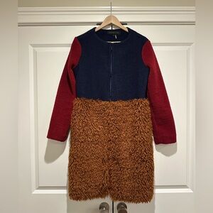 ENDLESS ROSE fuzzy teddybear coat
